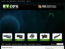 Tablet Screenshot of nightvisionops.com